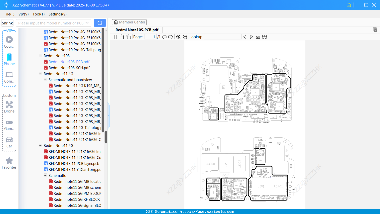 Xiaomi Redmi Note10S-PCB